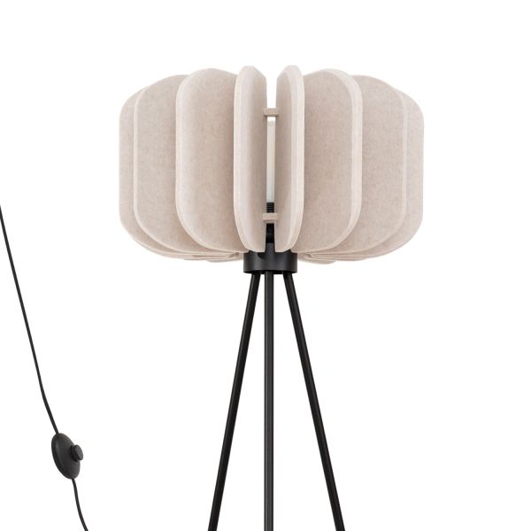 Lampadaire Feutre Beige E27 1 Mula