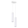 Suspensions Acier Blanc GU10 2 Lagos