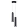 Suspensions Acier Noir GU10 2 Lagos