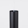 Suspensions Acier Noir GU10 2 Lagos