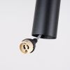 Suspensions Acier Noir GU10 2 Lagos