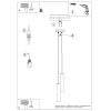 Suspensions Acier Noir GU10 2 Lagos