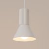 Suspensions Acier Beige E14 1 Estria