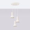 Suspensions Acier Beige E14 3 Estria