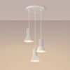 Suspensions Acier Beige E14 3 Estria