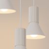 Suspensions Acier Beige E14 3 Estria
