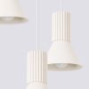 Suspensions Acier Beige E14 3 Estria
