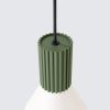 Suspensions Acier Beige E14 1 Estria