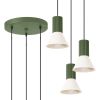 Suspensions Acier Beige E14 3 Estria