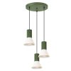 Suspensions Acier Beige E14 3 Estria