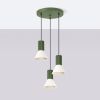 Suspensions Acier Beige E14 3 Estria