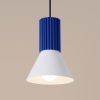 Suspensions Acier Blanc E14 1 Estria