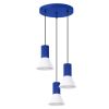 Suspensions Acier Blanc E14 3 Estria