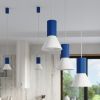 Suspensions Acier Blanc E14 3 Estria