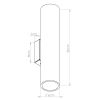 Appliques murales Bois Naturel GU10 2 Lino