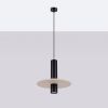 Suspensions Feutre Beige GU10 1 Pelta