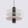 Suspensions Feutre Beige GU10 1 Pelta