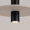Suspensions Feutre Beige GU10 1 Pelta
