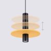Suspensions Feutre Jaune GU10 1 Pelta