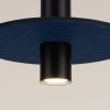 Suspensions Feutre Bleu GU10 1 Pelta