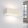 Appliques murales Céramique Beige E27 1 Rigata