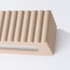 Appliques murales Céramique Taupe E27 1 Rigata