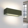 Appliques murales Céramique Vert Olive E27 1 Rigata