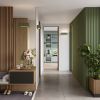 Appliques murales Céramique Vert Olive E27 1 Rigata