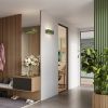 Appliques murales Céramique Vert Olive E27 1 Rigata