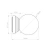 Appliques murales Céramique Vert Olive G9 1 Zori
