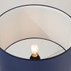 Lampadaire Tissu Bleu E27 1 Natt