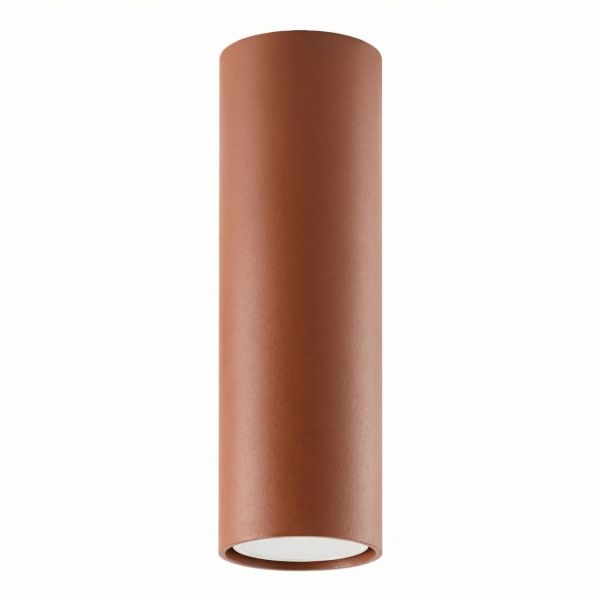 Plafonniers Acier Ocre Rouge GU10 1 LAGOS