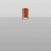 Plafonniers Acier Ocre Rouge GU10 1 LAGOS