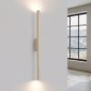 Appliques murales Acier Taupe G9 2 PASTELO