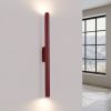 Appliques murales Acier Bordeaux G9 2 PASTELO