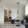 Appliques murales Acier Outremer G9 2 PASTELO