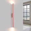 Appliques murales Acier Rose G9 2 PASTELO