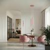 Appliques murales Acier Rose G9 2 PASTELO