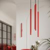 Appliques murales Acier Rouge G9 2 PASTELO