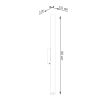 Appliques murales Acier Marron G9 2 PASTELO