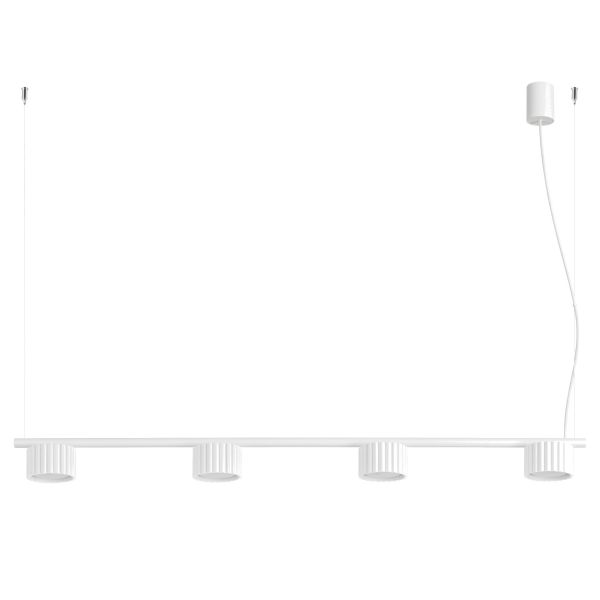 Lustres Aluminium Blanc Gx53 4 AURA