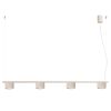 Lustres Aluminium Beige Gx53 4 AURA
