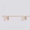 Lustres Aluminium Beige Gx53 4 AURA