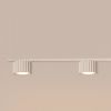 Lustres Aluminium Beige Gx53 4 AURA