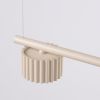 Lustres Aluminium Beige Gx53 4 AURA