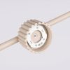 Lustres Aluminium Beige Gx53 4 AURA