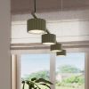 Lustres Aluminium Vert Olive Gx53 4 AURA
