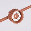 Lustres Aluminium Ocre Rouge Gx53 4 AURA