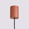 Lustres Aluminium Ocre Rouge Gx53 4 AURA