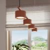 Lustres Aluminium Ocre Rouge Gx53 4 AURA